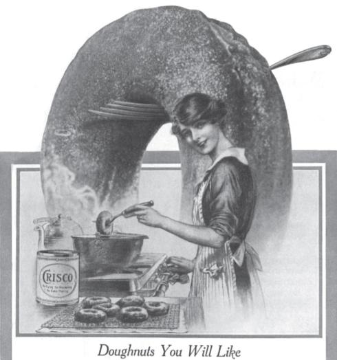 Donuts 1916 Crisco ad