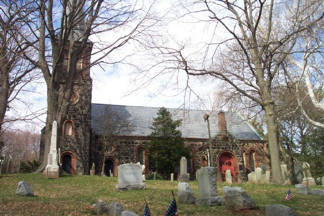 St. Andrews Church, Richmond. New York. Here Hannah Bogart Alden was buried, and Ross and Anna were baptized.