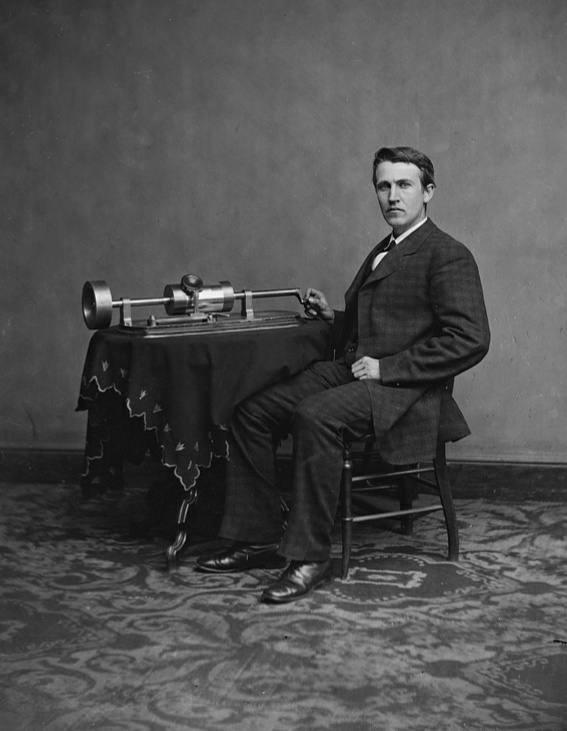 Thomas Edison, ca. 1880.